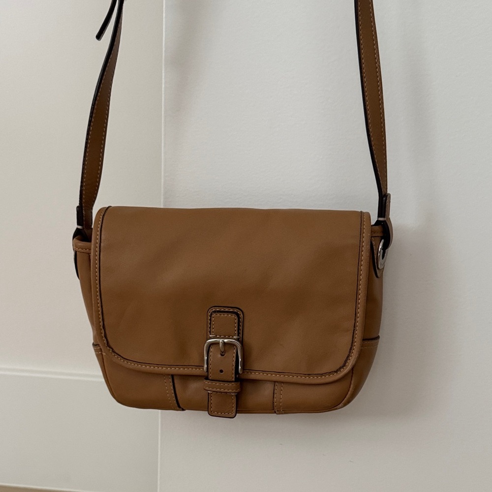 Coach Brown Leather crossbody bag